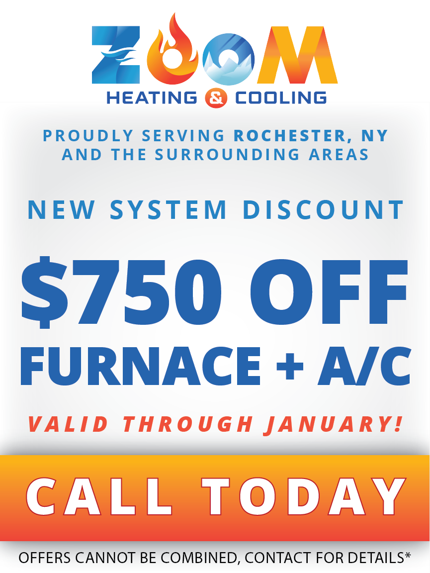 Zoom heating and cooling is offering a $ 750 off furnace and a/c.