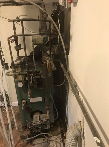 Old Boiler — Pleasant Valley, NY — Harris Plumbing