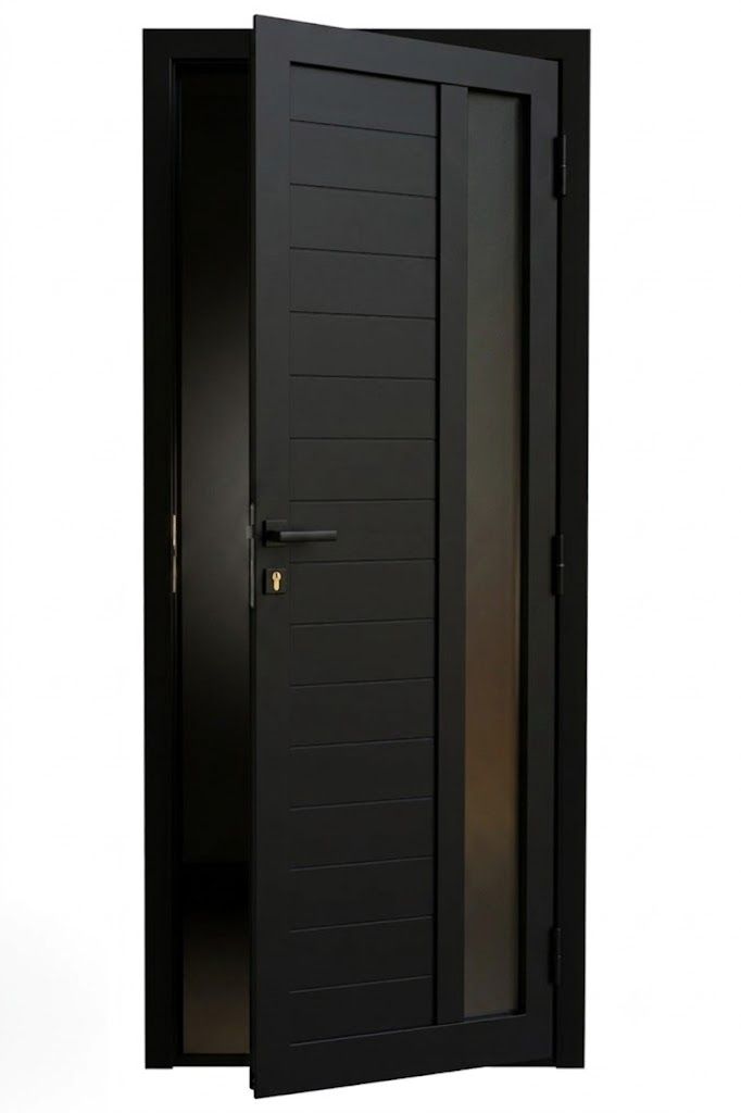 Puerta de exterior vidrio fijo lateral de 0,90x2,00