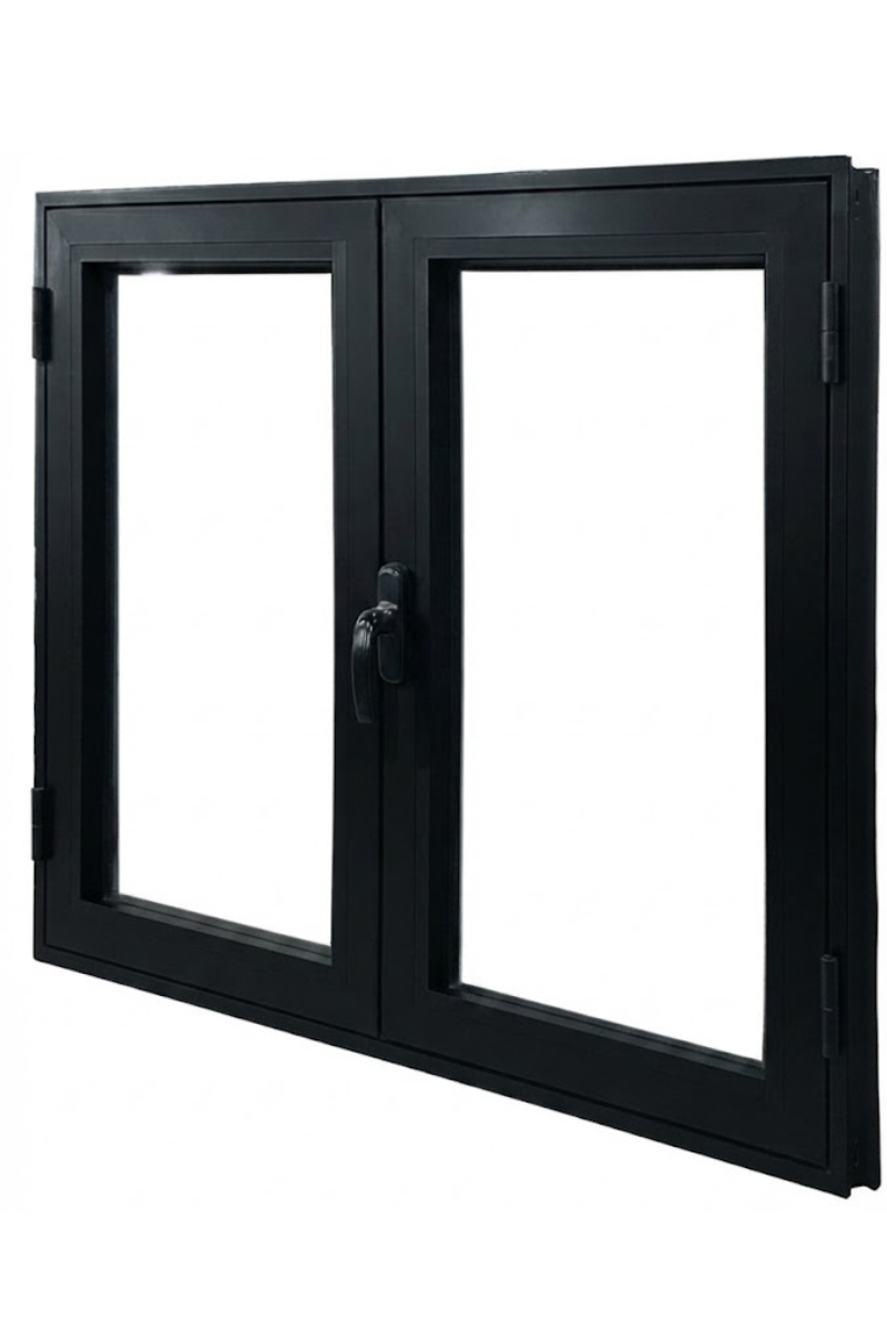 VENTANA DE ABRIR DE 2 HOJAS 1,20X1,20 CON DVH