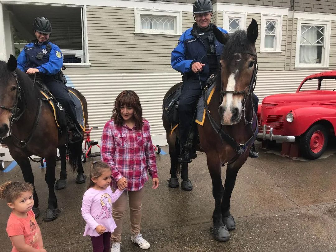 People on a Horse — Sacramento, CA — Tot Town Child Development Center, Inc.