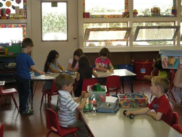 Students in a Classroom — Sacramento, CA — Tot Town Child Development Center, Inc.