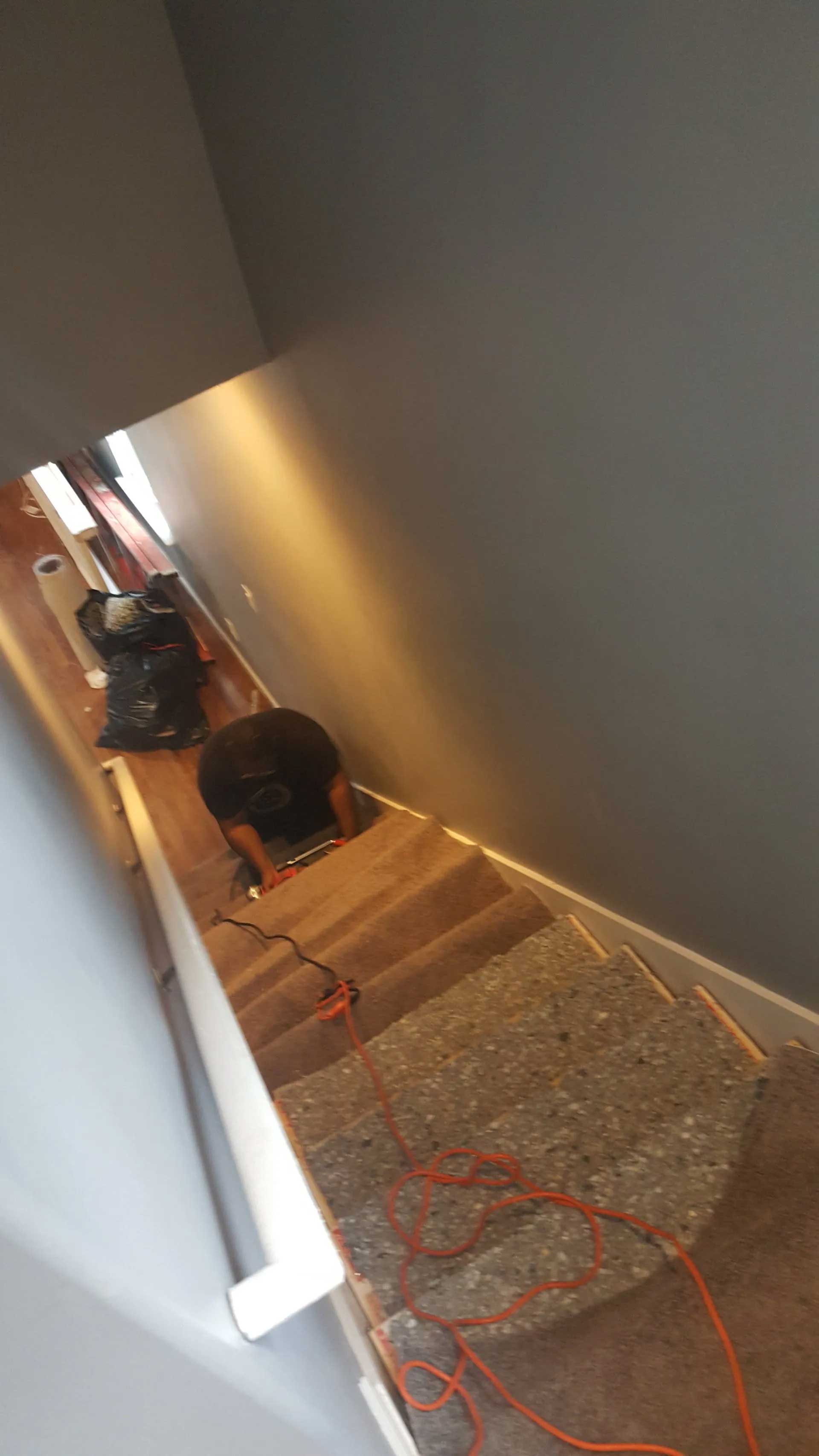 Before Steps Cleaning— McDonough, GA — Quality Queen Carpet Cleaning & Flooring Center