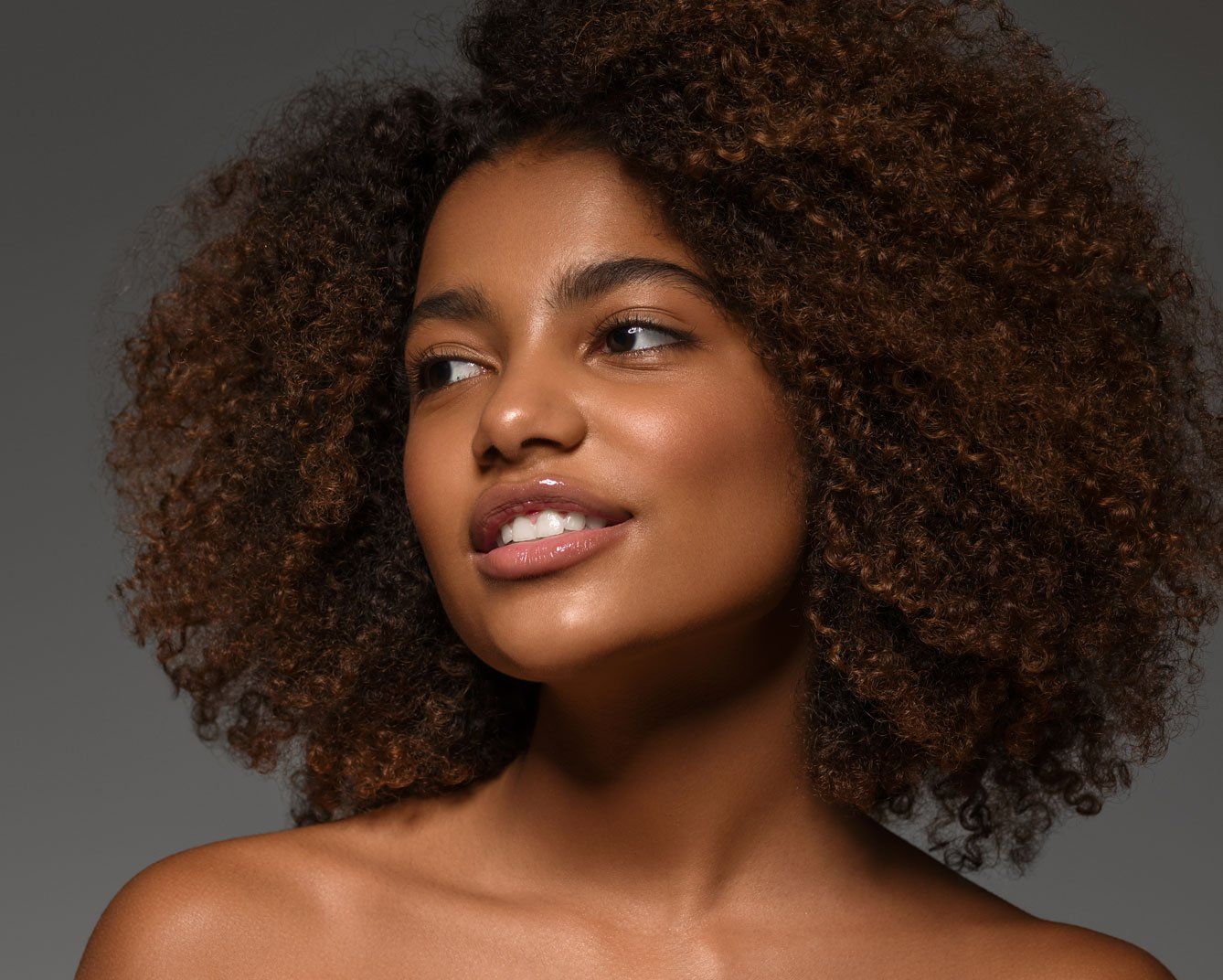 happy smile face portrait of beautiful african woman