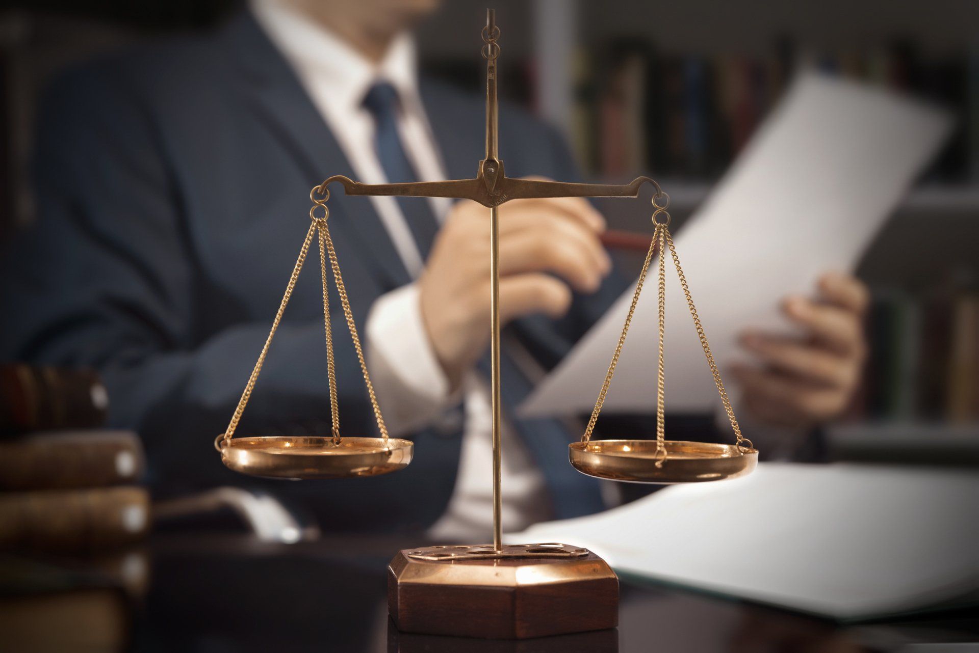 Lawyer Working in Office — Bellaire, TX — Garza & Associates