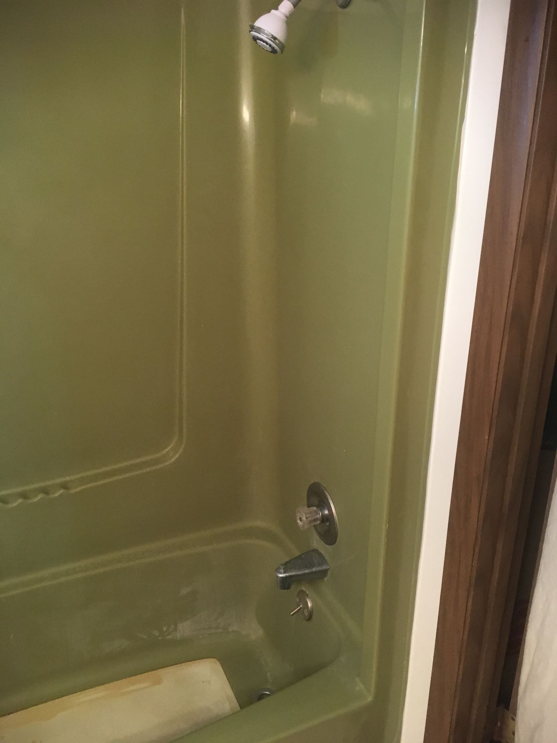 Before Refinishing of Bathtub with Shower - Central Illinois | Surface Savers