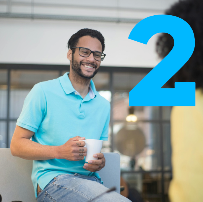 stap 2 in het proces van snel een baan vinden.