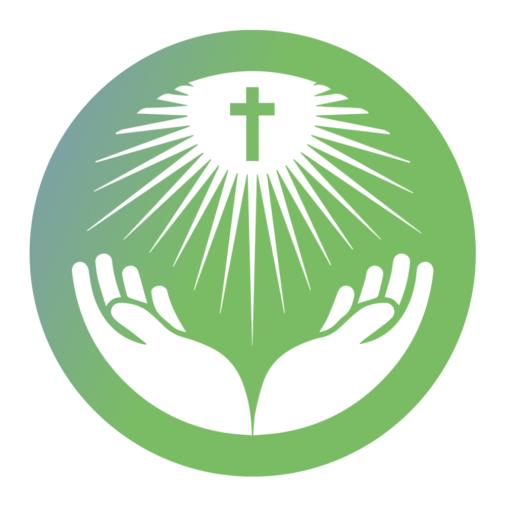 icon of a pair of hands in worship to Jesus Christ