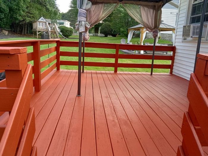 New Paint Patio — Worcester, MA — Collazo Home Improvements & Property Maintenance LLC