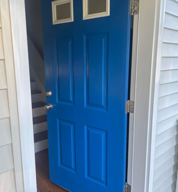 Blue Door — Worcester, MA — Collazo Home Improvements & Property Maintenance LLC