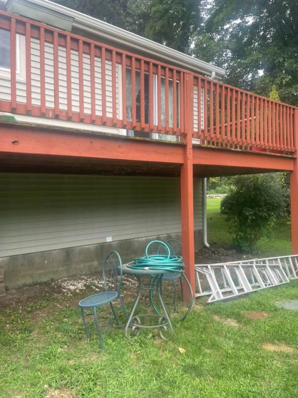 House Deck Before — Worcester, MA — Collazo Home Improvements & Property Maintenance LLC