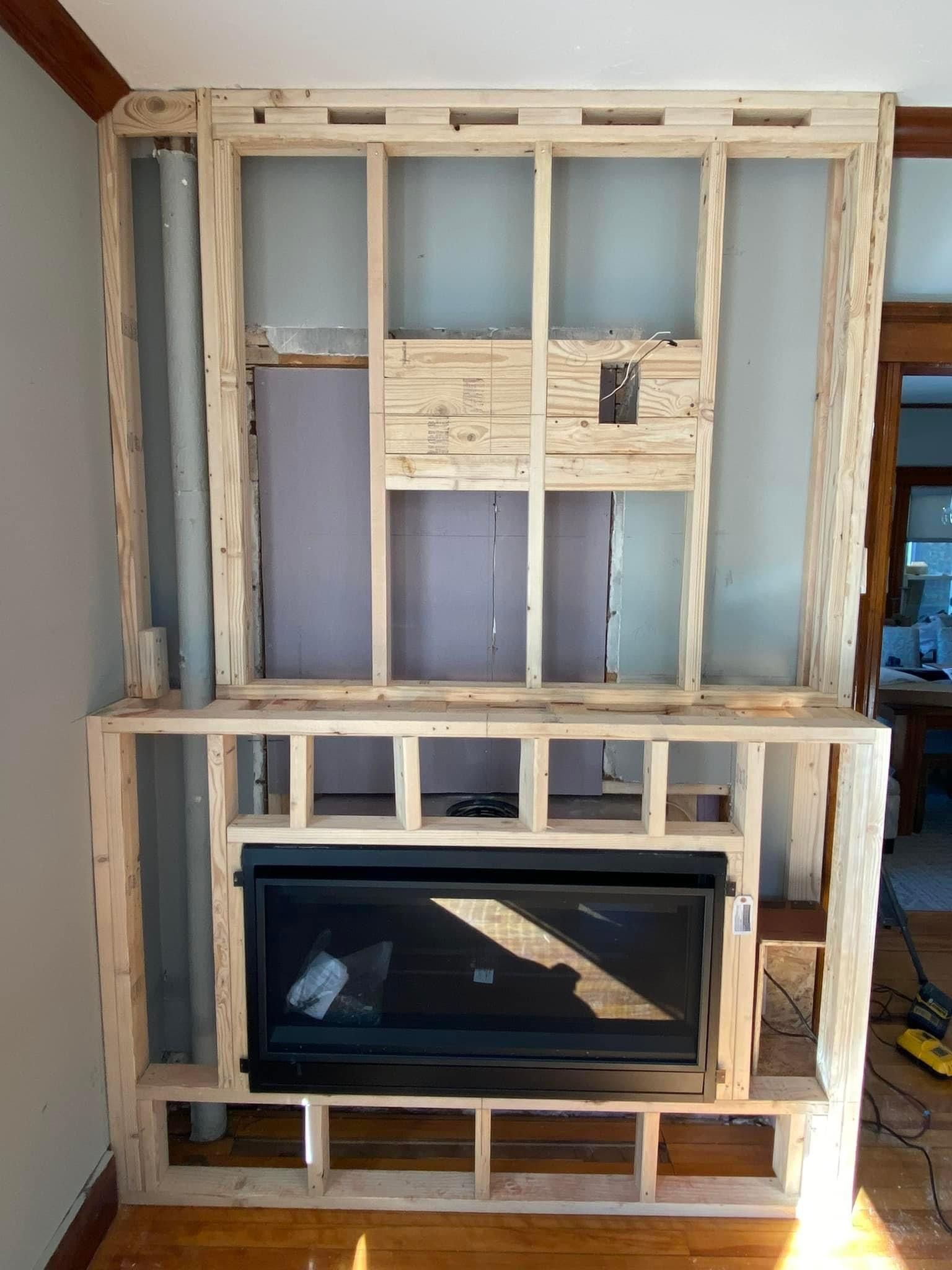 Fire Place Remodel— Worcester, MA — Collazo Home Improvements & Property Maintenance LLC