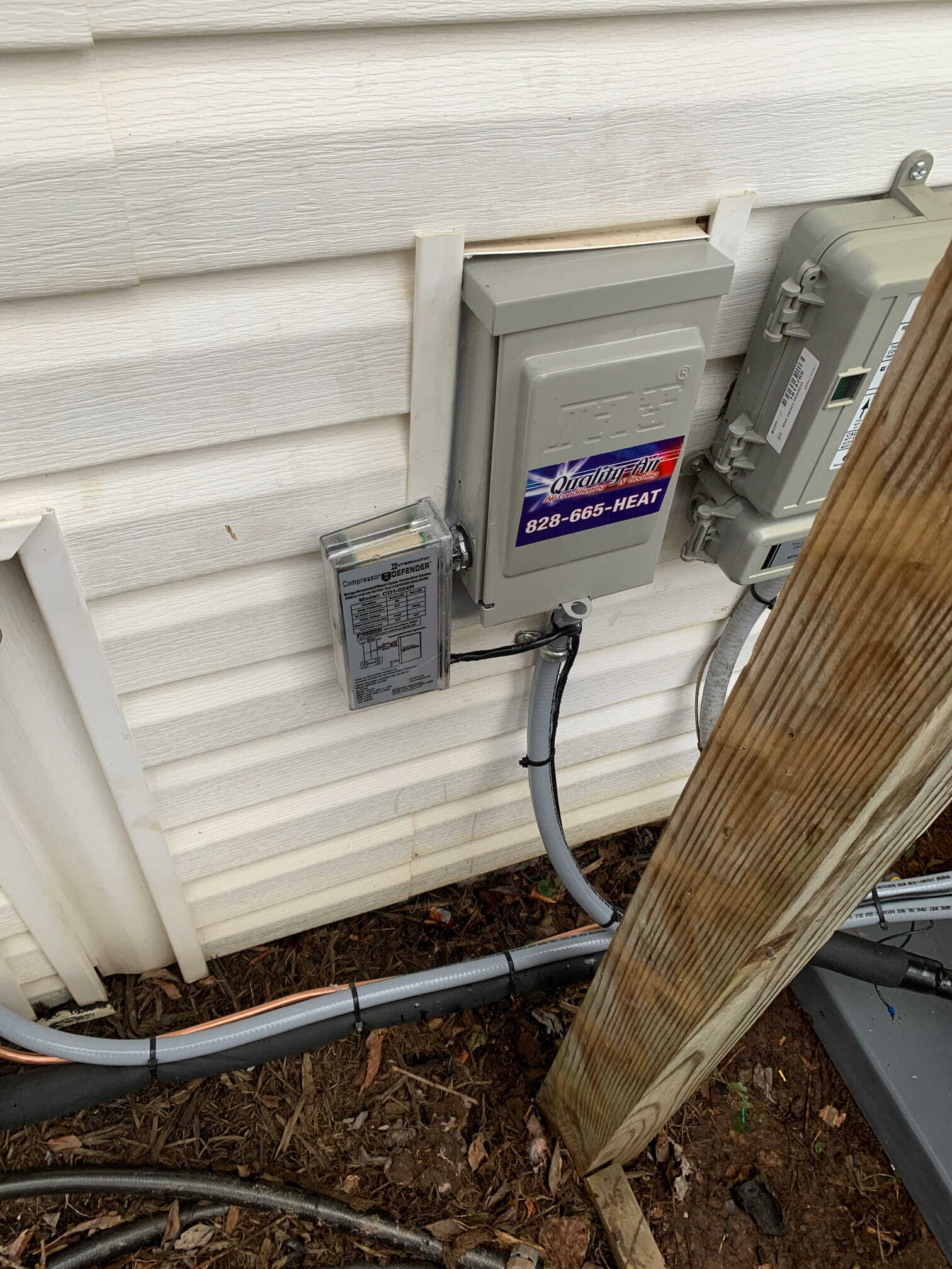 Machine with Air Quality sticker — Asheville, NC — Quality Air