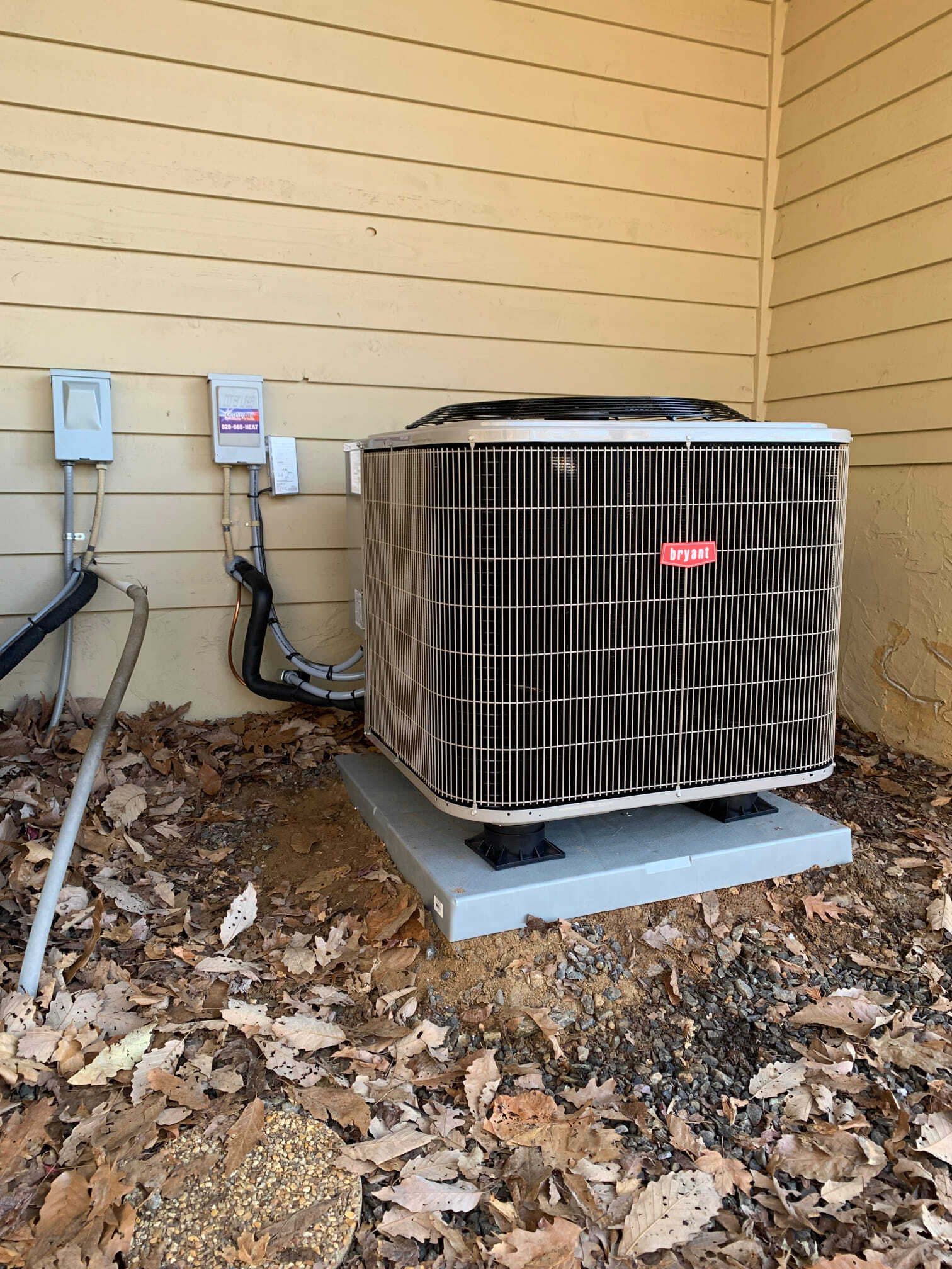 HVAC machine on soil — Asheville, NC — Quality Air