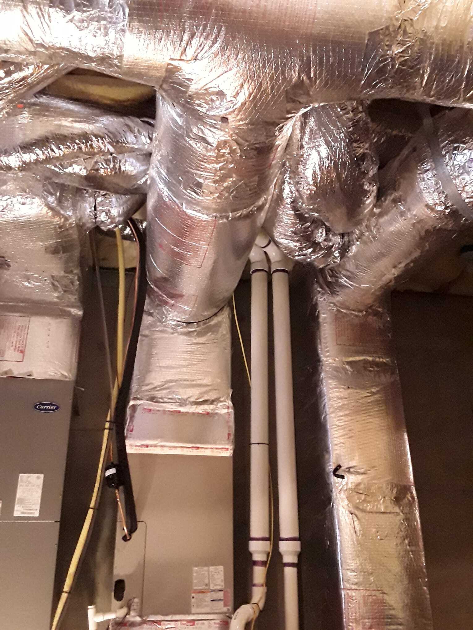 Insulation foam on pipes — Asheville, NC — Quality Air
