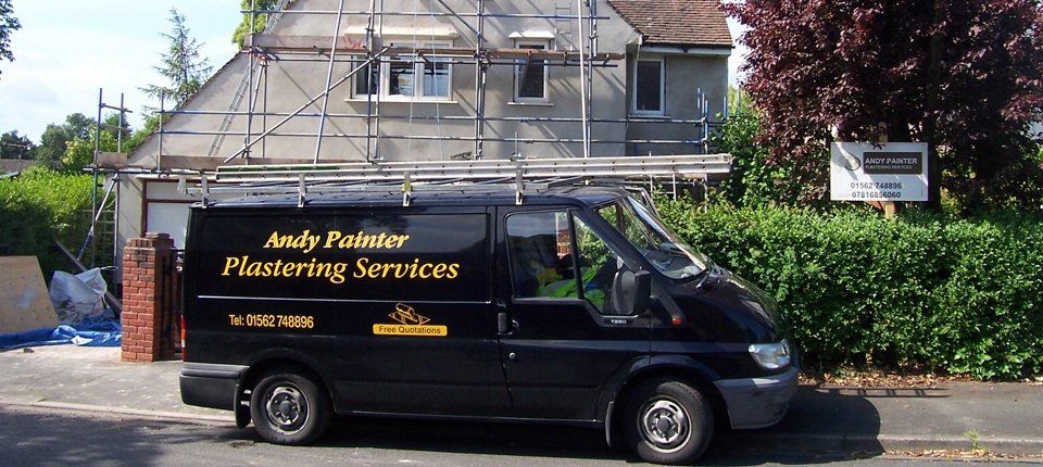 Andy painter plastering van