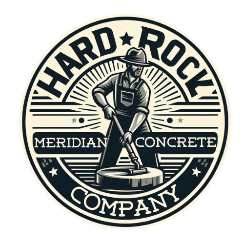 Hard Rock Meridian Concrete Company Logo