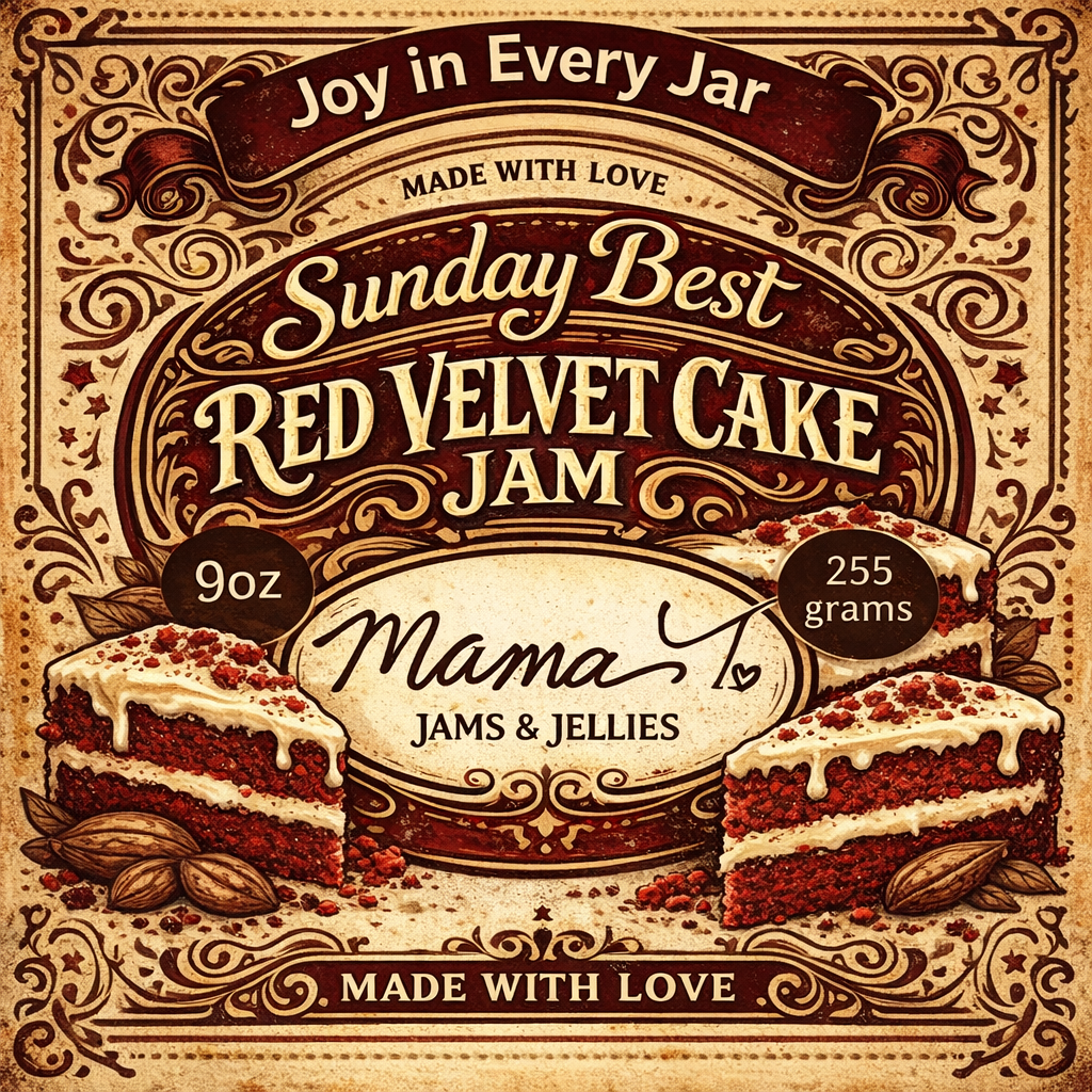 Red Velvet Cake Jam