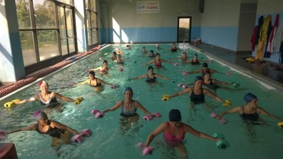 Sessione di aquagym