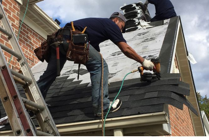 Workers on Roof - Jackson, MS - Alliance Roofing LLC