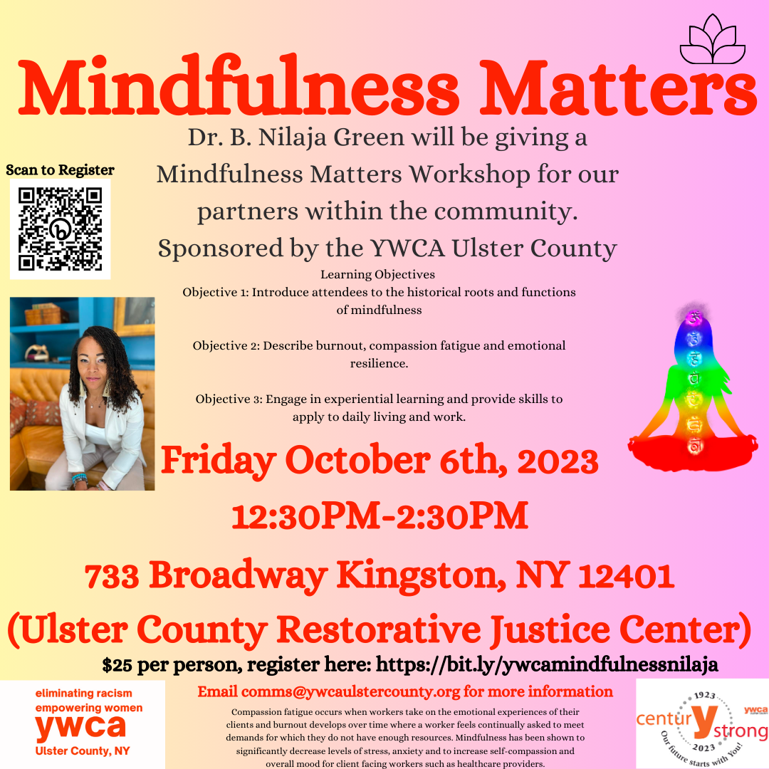 Midfulness Matters Workshop on 10/6