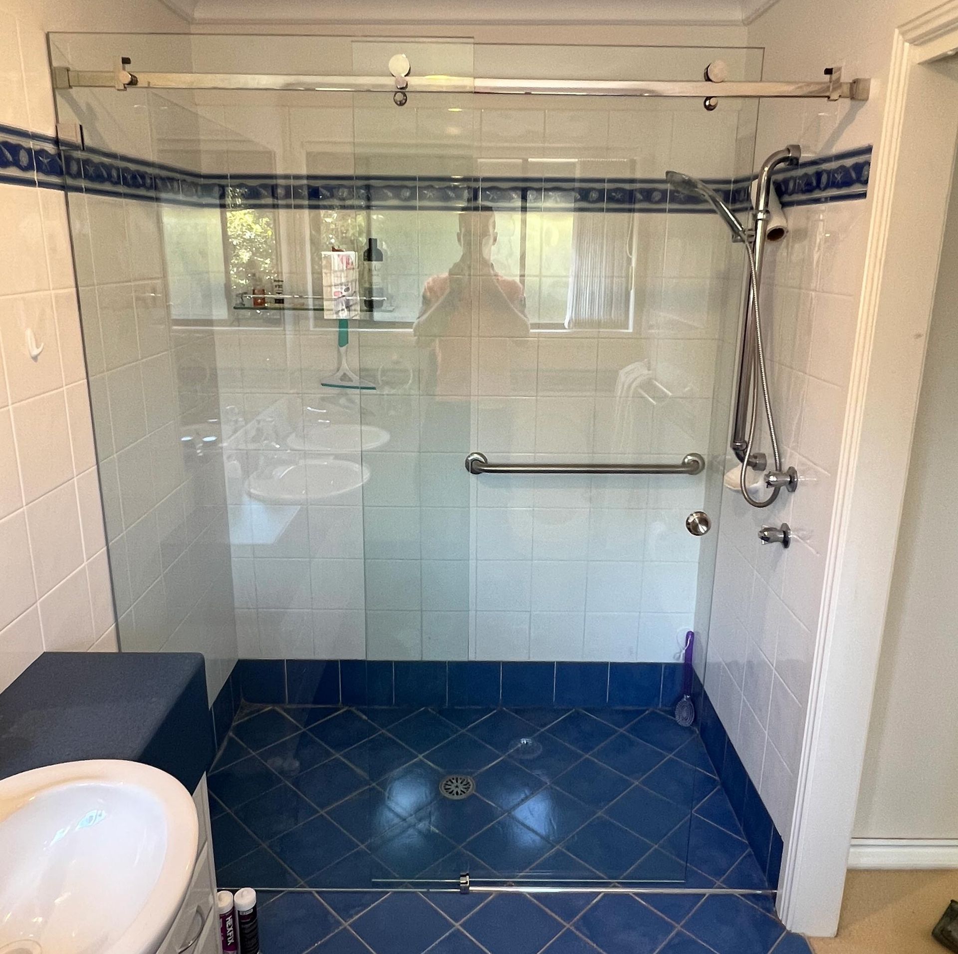 Bathroom With Glass Shower Screen