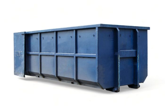 Blue Dumpster — Fairview, NC — Bahnson Dumpster Rental