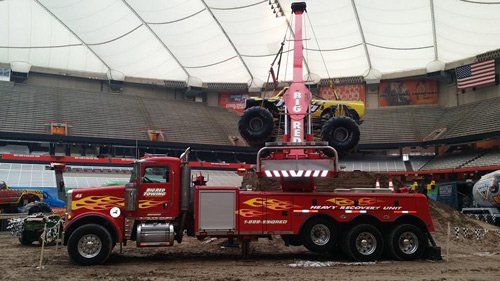 Big Red Towing working Monster Trucks - Heavy Duty Towing in Syracuse, NY