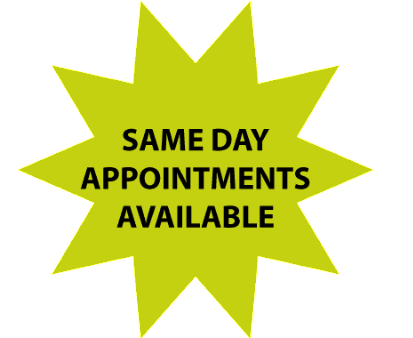 Same Day Appointments Available, Free 30 Min Massage with a chiropractic visit for first time patients *Massage may be scheduled as separate appt.