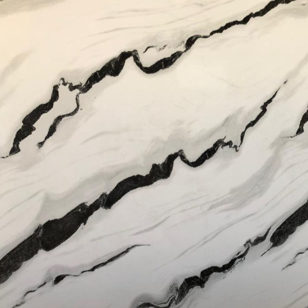 PANEL DECORATIVO MARMOL BLANCO/NEGRO