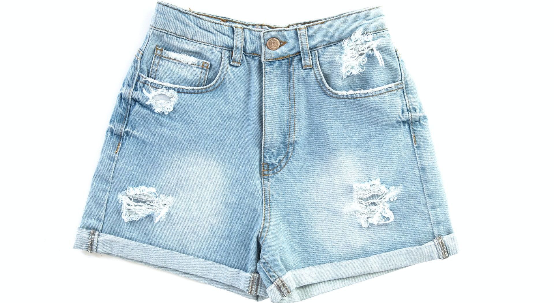 denim shorts