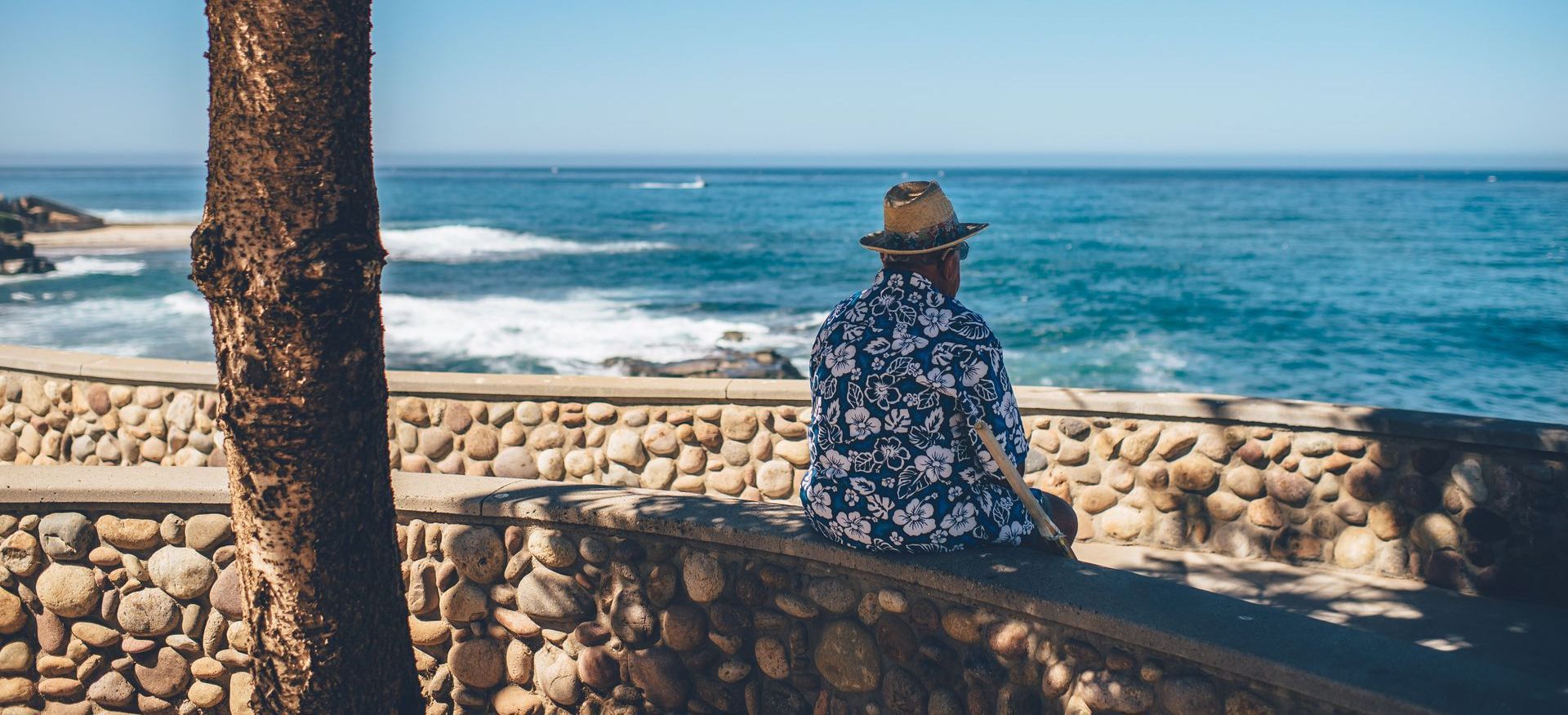 man wearing hawaiian shirt