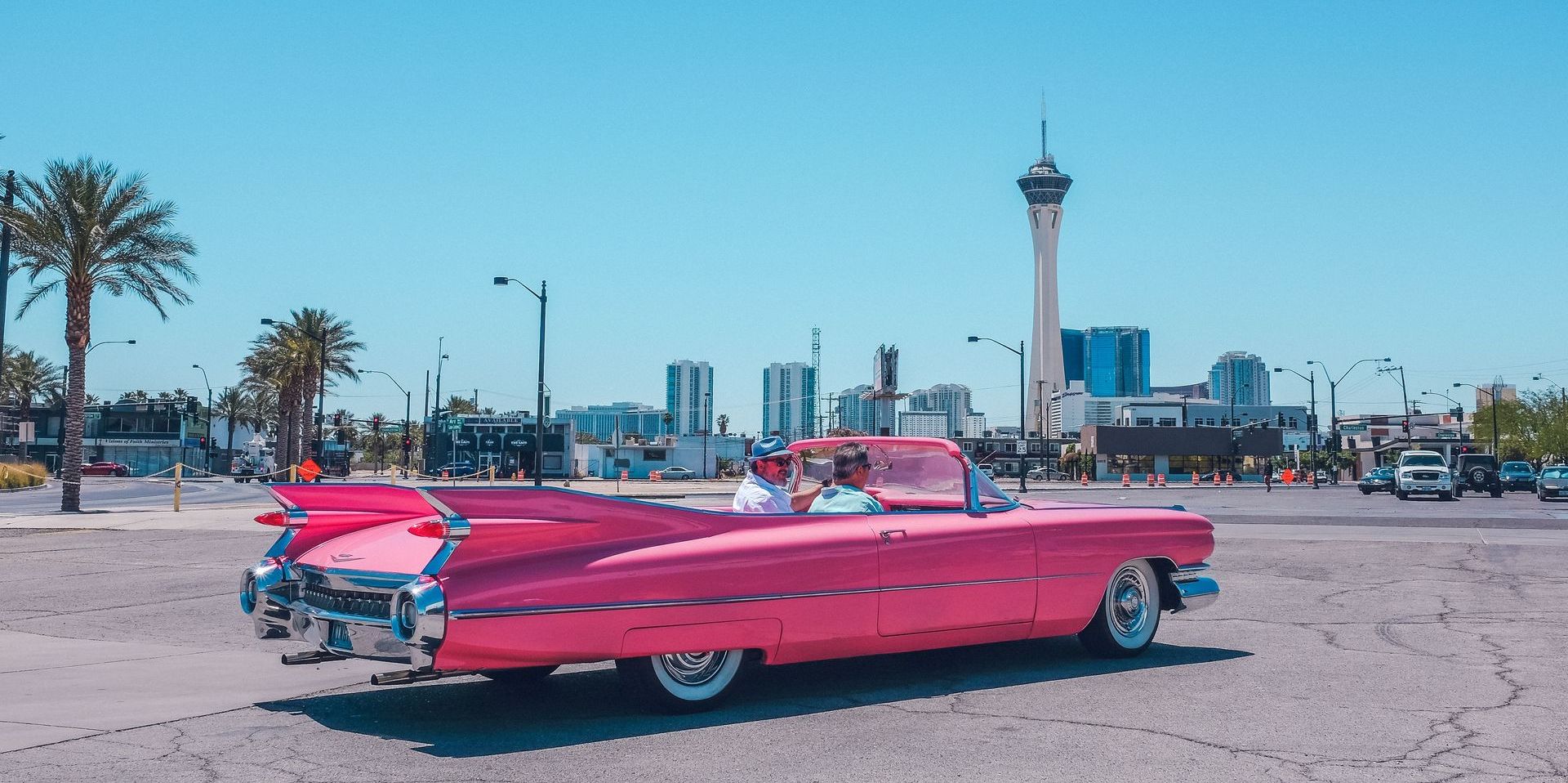 pink car in las vegas