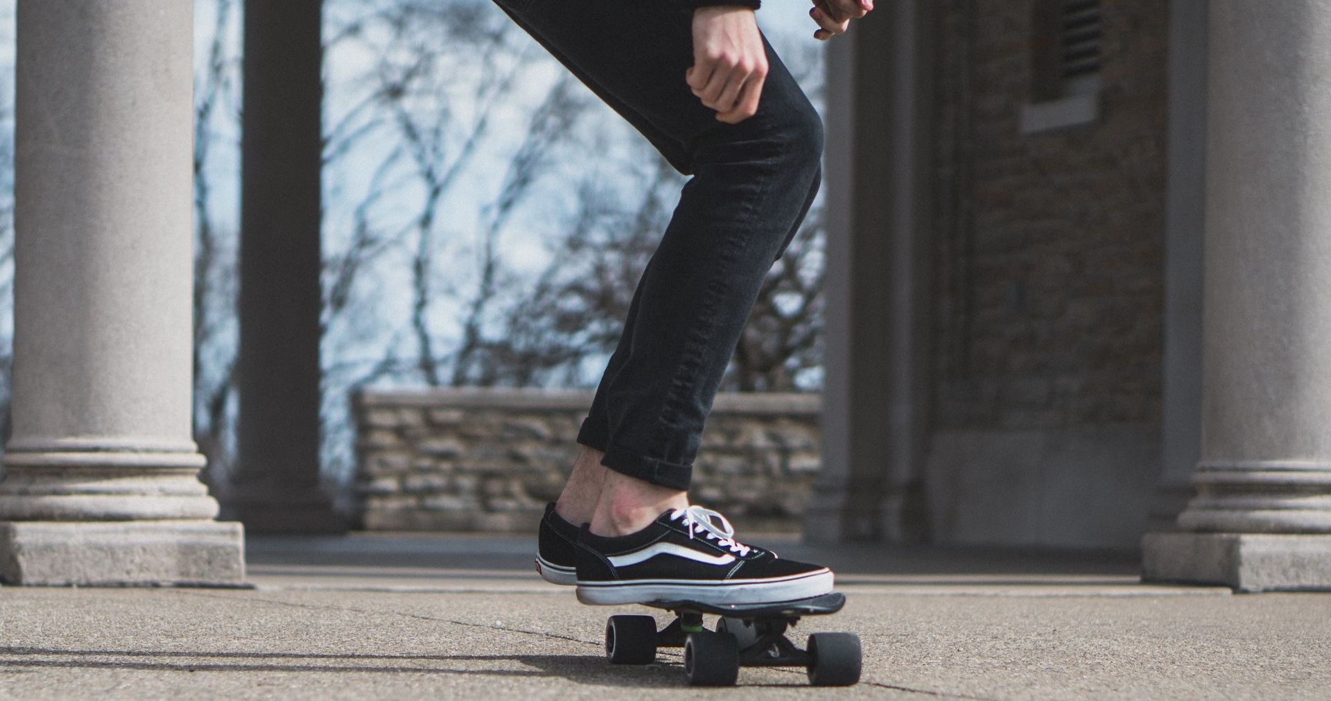 person riding skateboard