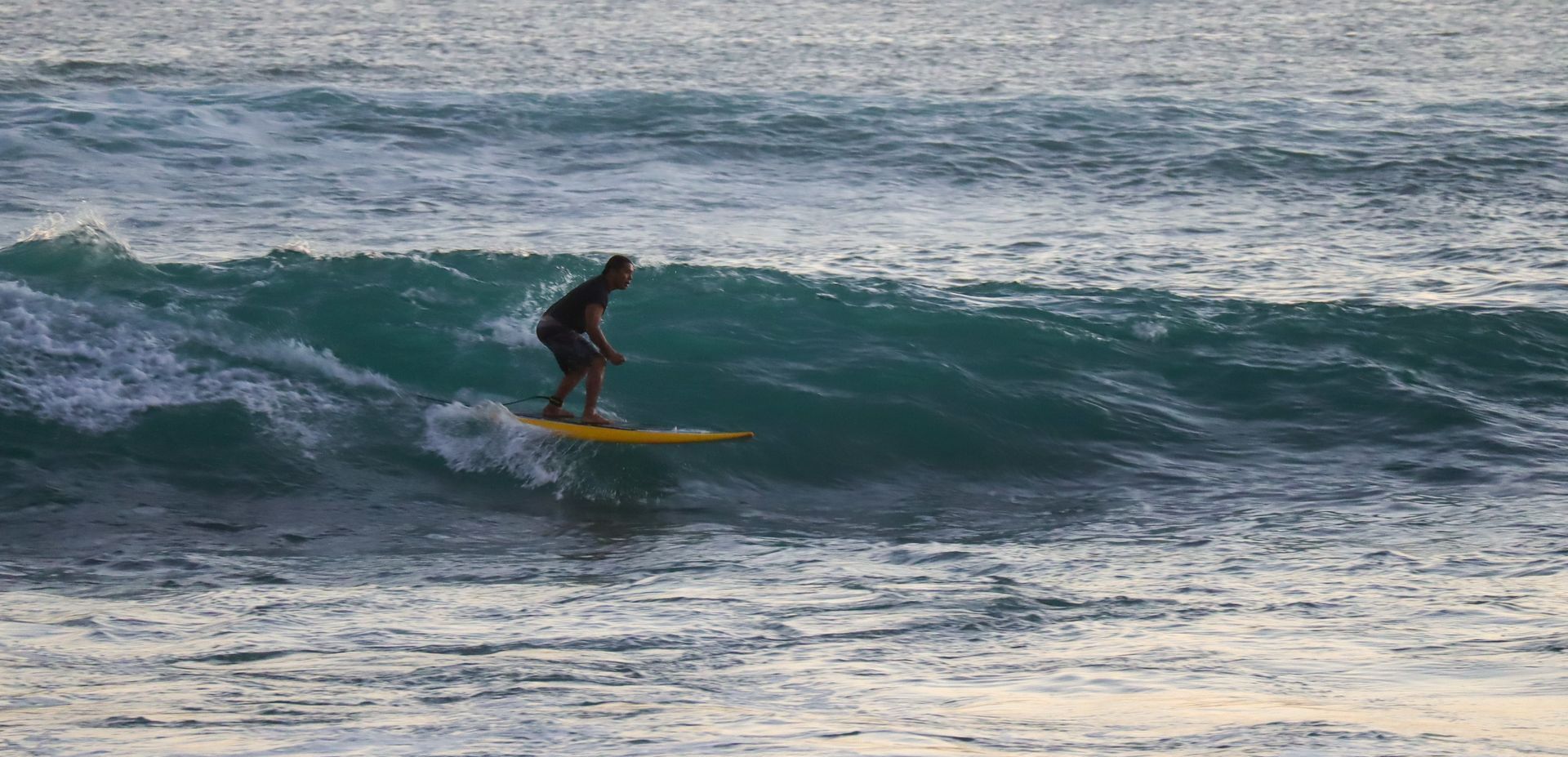 man surfing