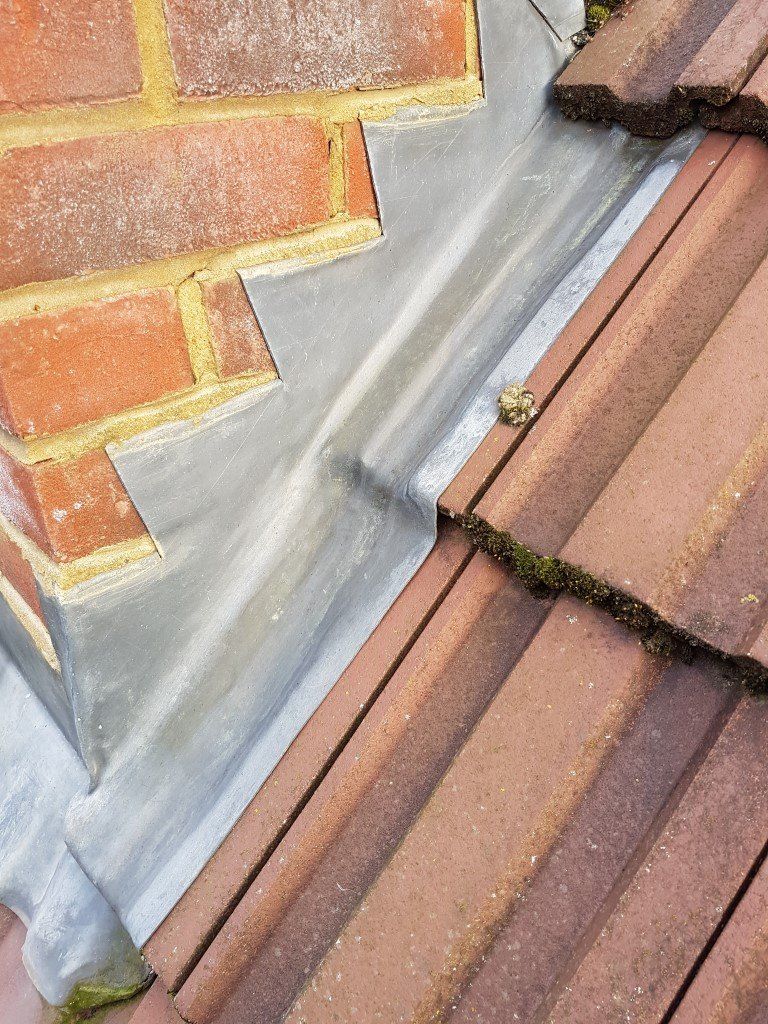 tile roof after repair