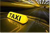 Taxi sign Taxi sign