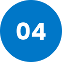 A bright blue circle with the white number 04 centered inside.
