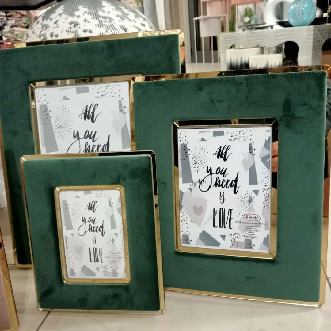 cornici foto in velluto