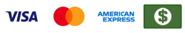 visa mastercard and american express logos on a white background