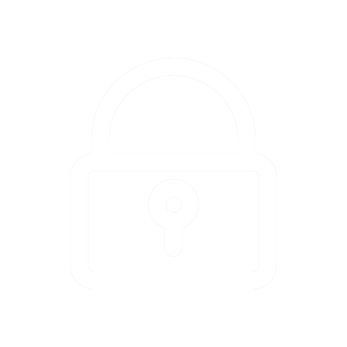 A white background with a circle in the middle of it.