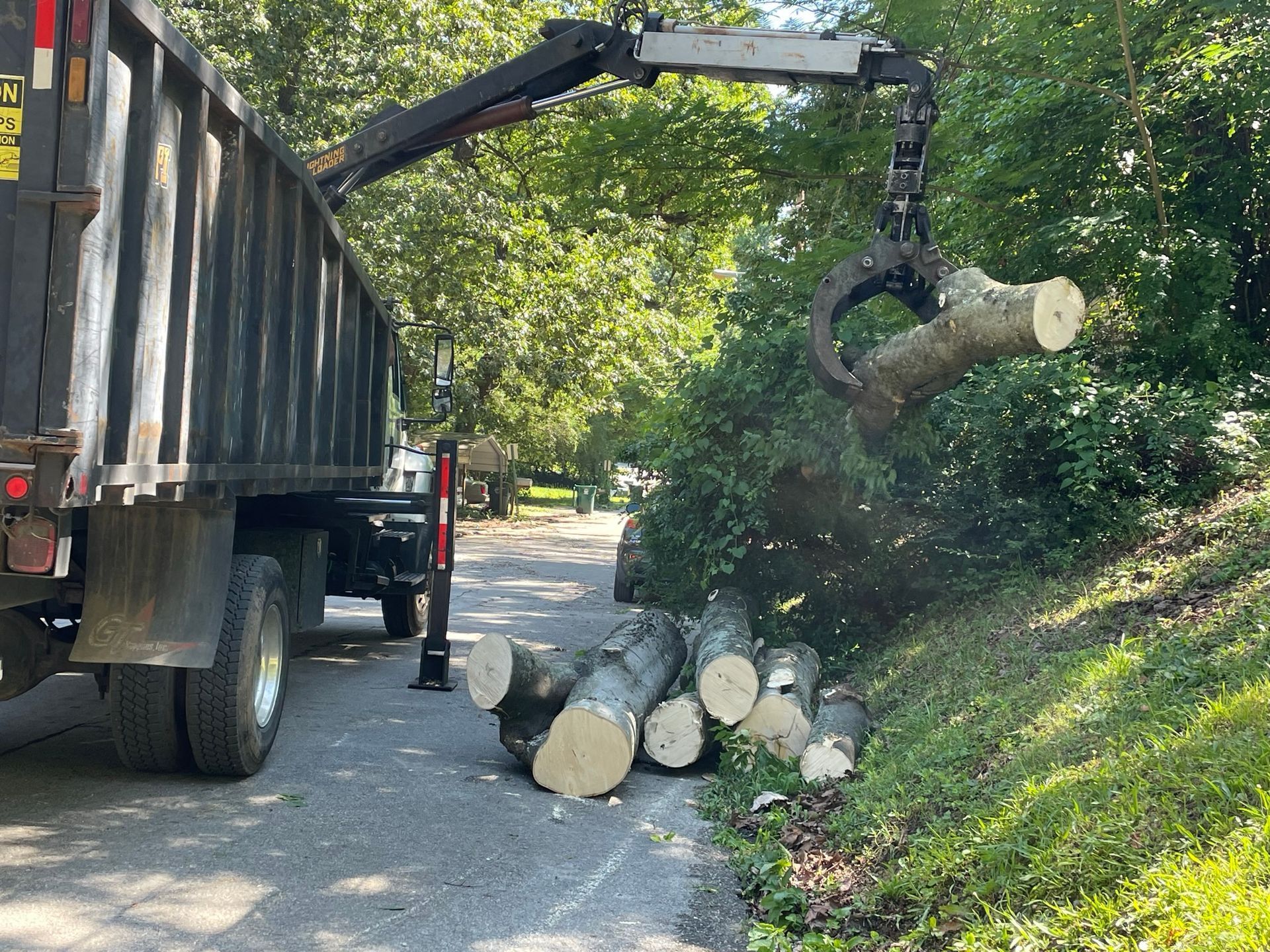 Cut Right Tree Service View of Tree Service Equipment