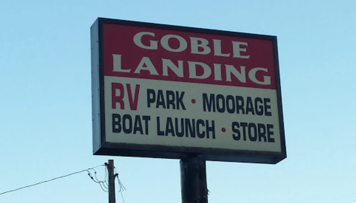 Goble Landing Sign — Rainier, OR — Scipio's Goble Landing