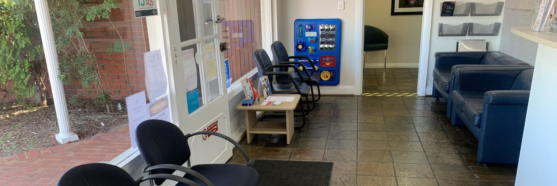 Tranmere Village Medical Centre Waiting Area