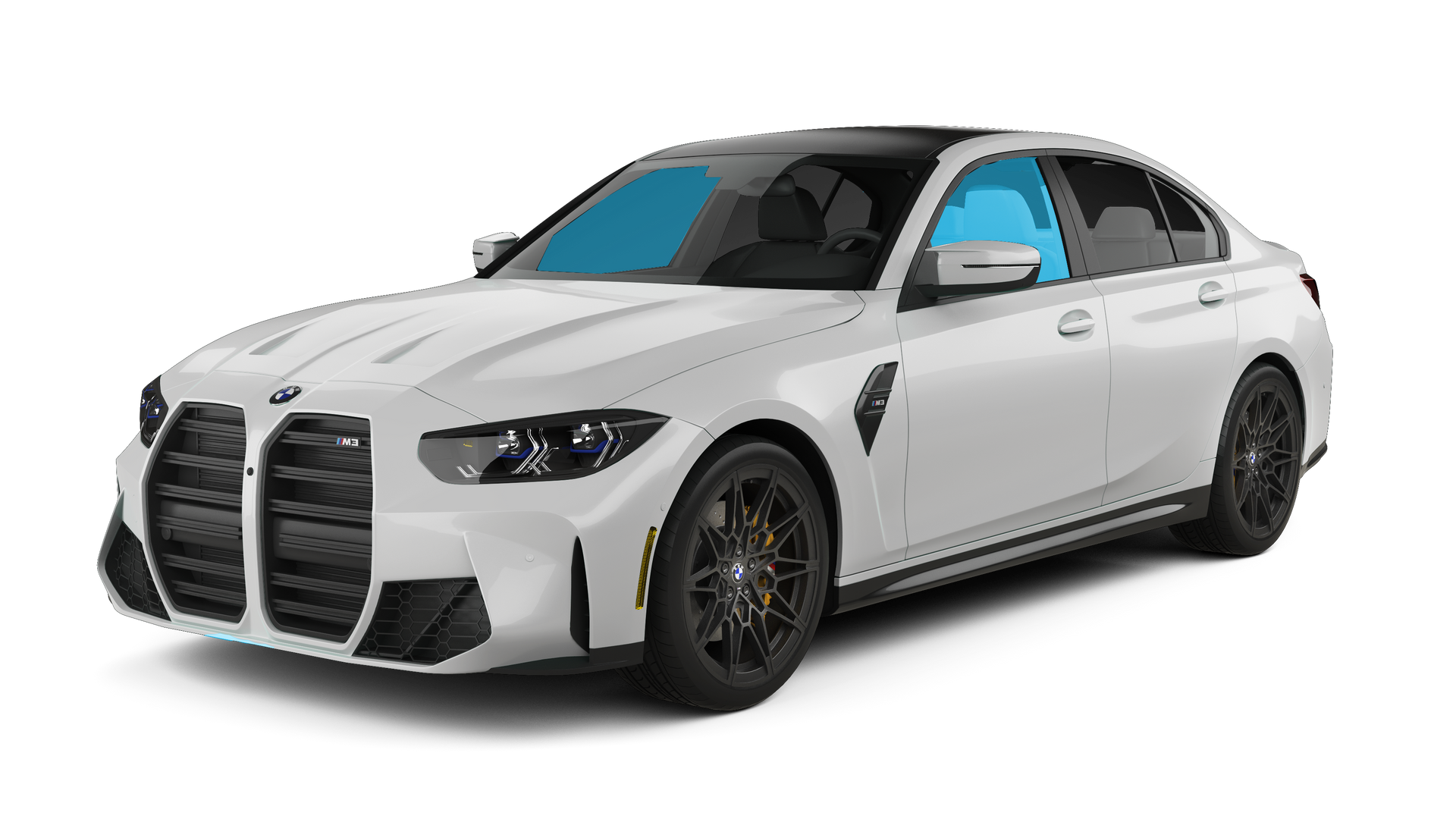 carbon-windshield-strip-tint-tesla-4door
