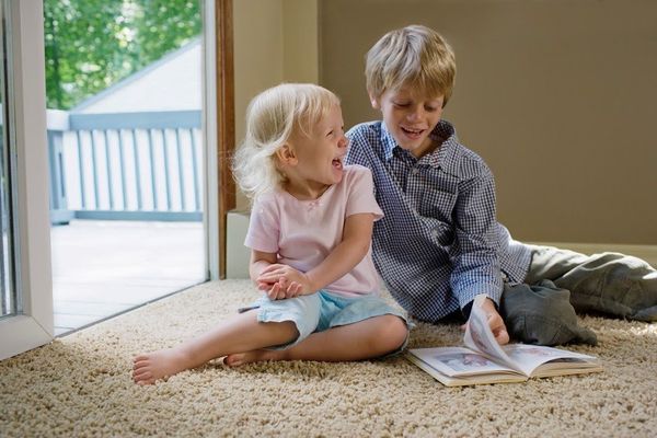 Kids Seating On The Carpet — Queen Creek, AZ — All State Carpet & Tile Care