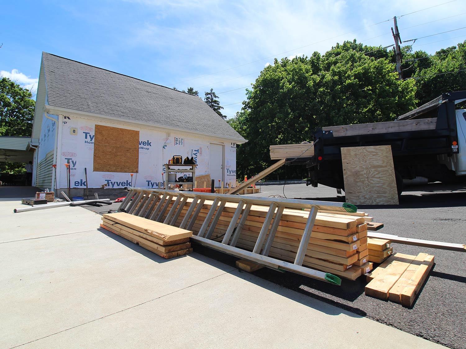 New Construction Equipment on Site — Lehigh Valley, PA — Valley Builders LLC