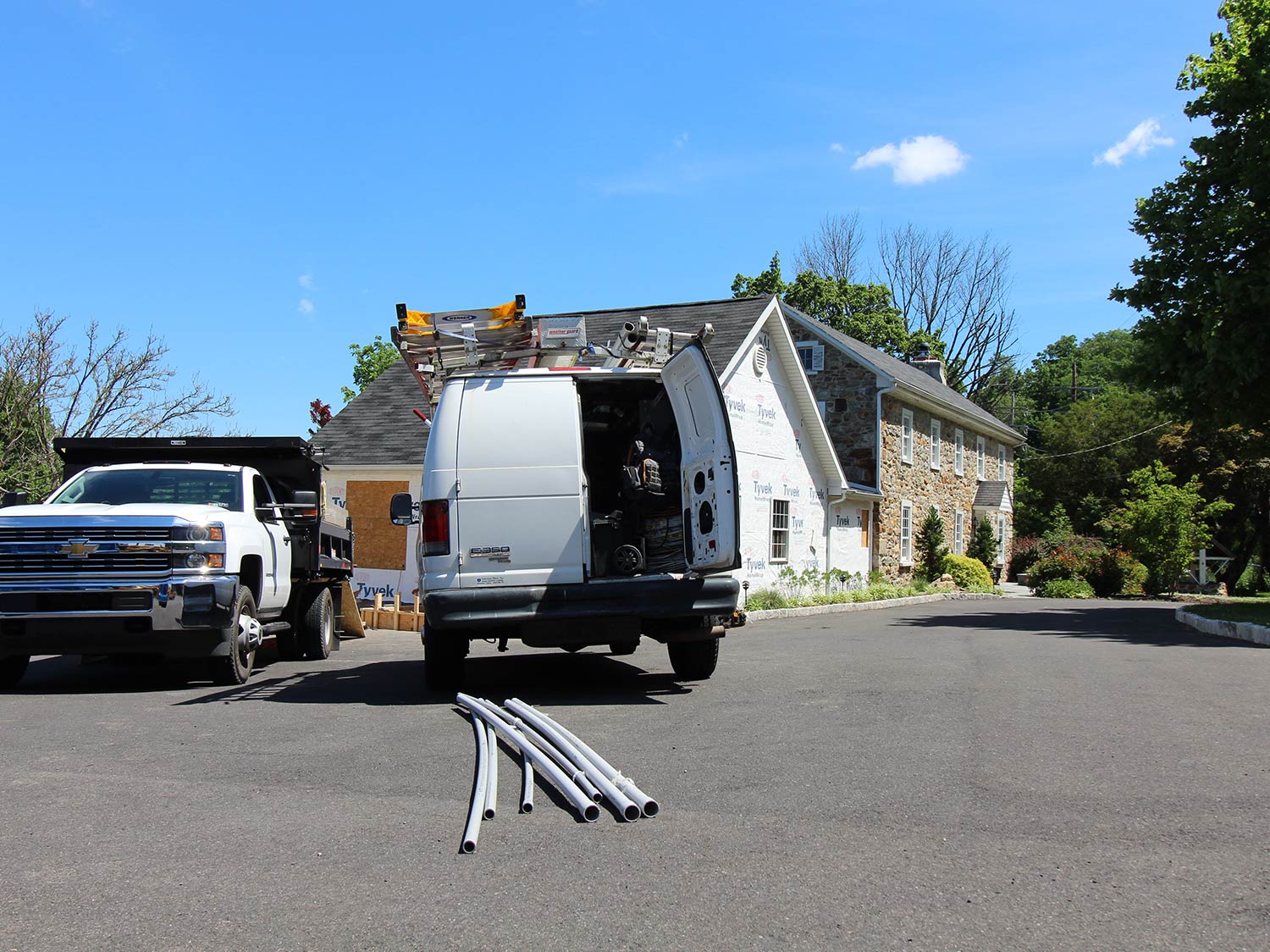 Construction Materials in a Truck — Lehigh Valley, PA — Valley Builders LLC
