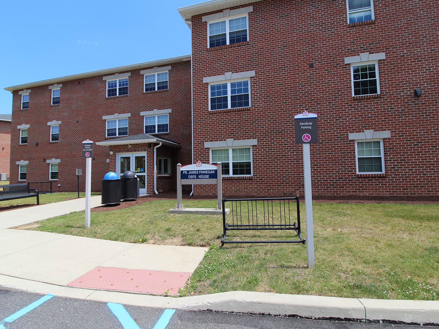 University Brick Wall — Lehigh Valley, PA — Valley Builders LLC