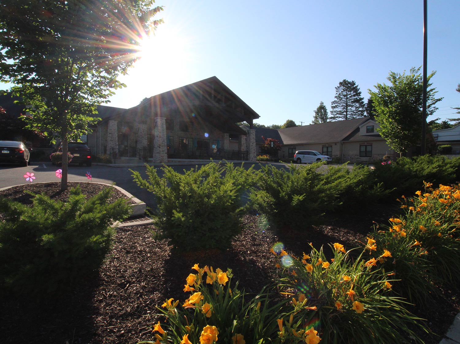 South Mountain Memory Care with Beautiful Plants Around — Lehigh Valley, PA — Valley Builders LLC